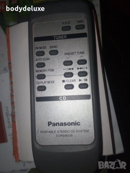 Panasonic EUR648258 дистанционно, снимка 1