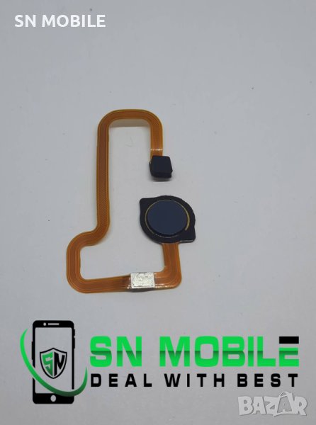 Лентов кабел пръстов отпечатък за Xiaomi Note 8T черен употребяван, снимка 1