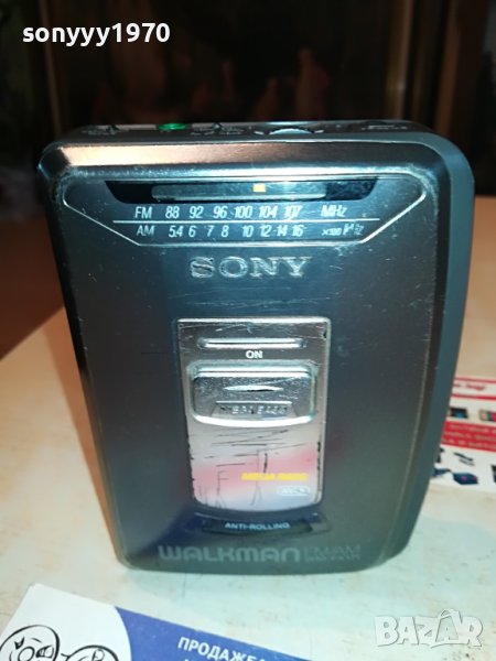 SONY WALKMAN AM/FM TAPE 0305231322, снимка 1