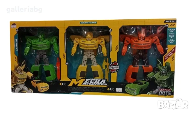 Комплект от 3 робота трансформърс , снимка 1