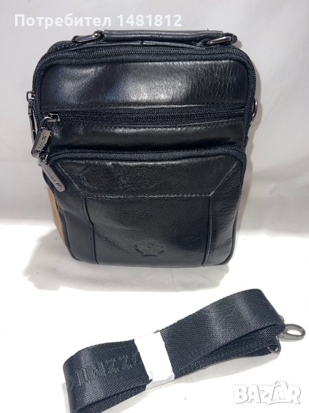 Мъжка чанта от естествена кожа , снимка 1