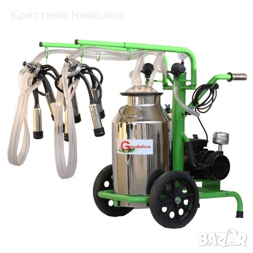 Доилен агрегат за крави Gardelina 240 IN IC с гюм 40L  INOX, снимка 1