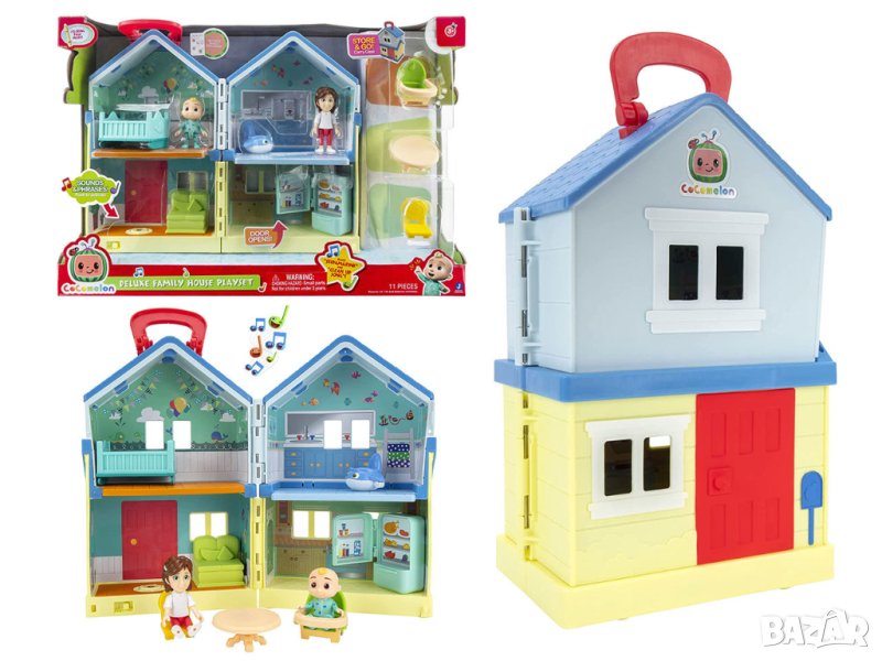 Игрален комплект за деца, къща Cocomelon лукс, снимка 1