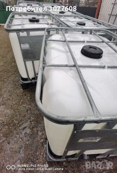 Контейнери 600 литра! Размери 80/120см, снимка 1