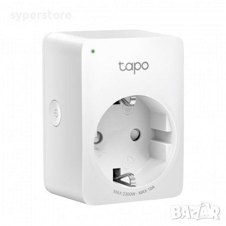 Контакт Смарт Контакт Безжичен Wi-Fi TP-Link Tapo P100 Дистанционно управление Таймер, снимка 1