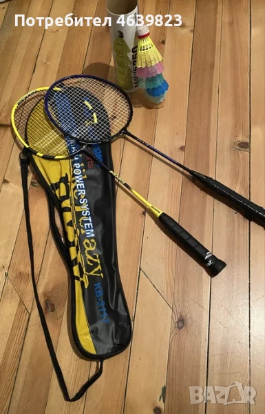 Ракети за бадминтон+пера , снимка 1
