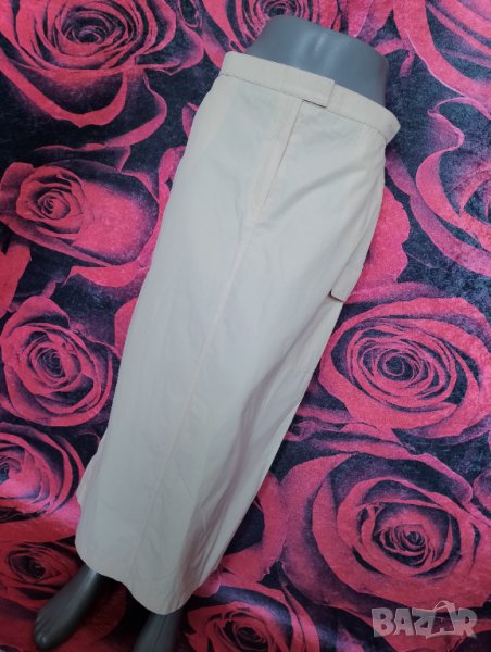 Светло бежова дълга пола ХЛ, снимка 1