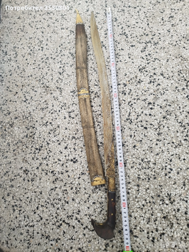 Стар овчарски нож каракулак , снимка 1