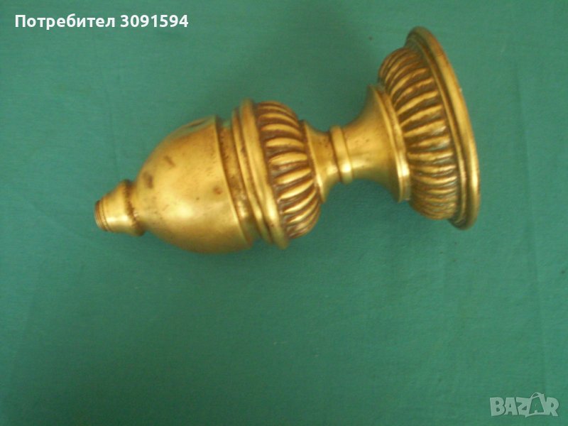 рядкя Стара бронзова лампа полюлеи тип асансиор , снимка 1