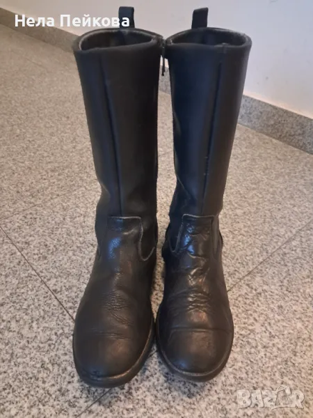Кожени ботуши за момиче 35 номер, снимка 1