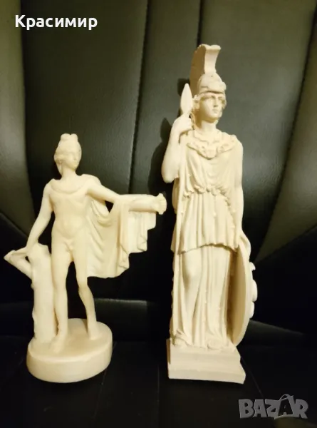 Древногръцки БОГОВЕ АТИНА ПАЛАДА И БОГ АПОЛОН., снимка 1