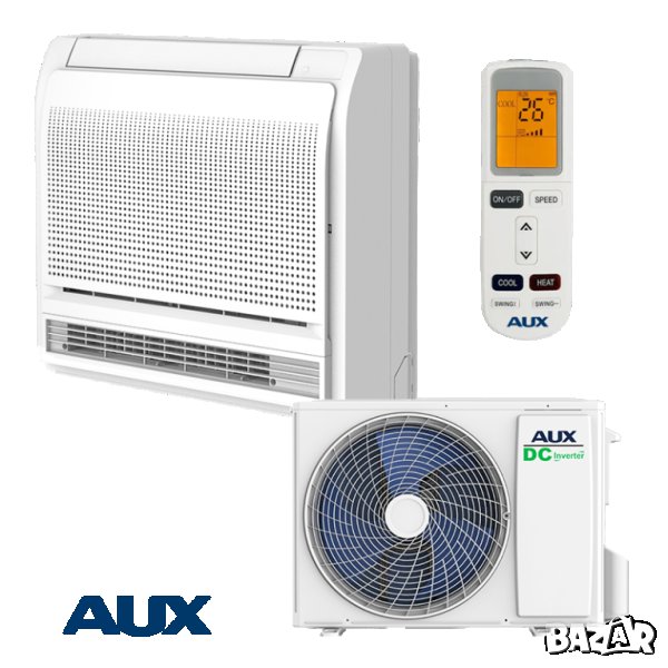 	AUX AUCO-H12/4R3B/AL-H12/NDR3HB2(U) – Подов климатик Wi-Fi, 12 000 BTU, Клас A++ с Включен монтаж, снимка 1