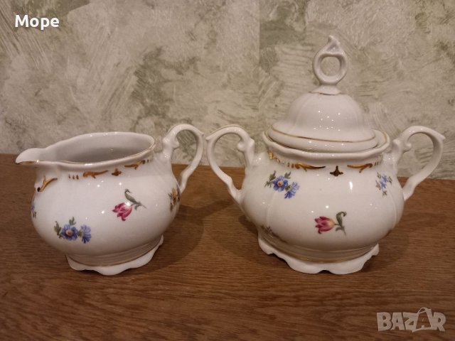 Порцеланова захарница и латиера , снимка 3 - Сервизи - 40051591