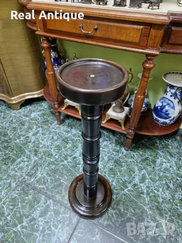 Чудесна антикварна френска дървена колона поставка постамент, снимка 4 - Декорация за дома - 48987850