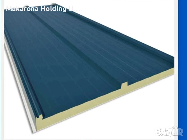 Сандвич панел Антрацит 4см стенен и покривен , снимка 2 - Строителни материали - 51505744