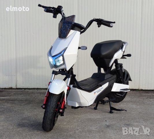Електрически скутер YC-H в бял цвят, снимка 1 - Мотоциклети и мототехника - 43701446