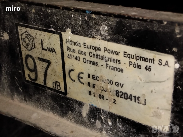 Генератор HONDA 3,2 КВ, снимка 8 - Генератори - 52869879