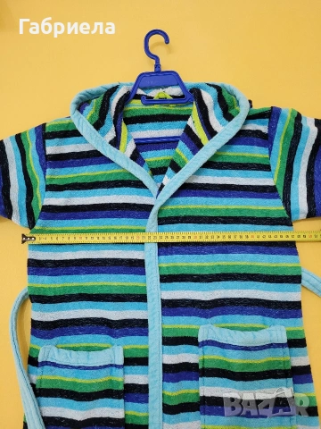 Детски халат за баня 7-8 години, снимка 3 - Хавлии и халати - 53608551