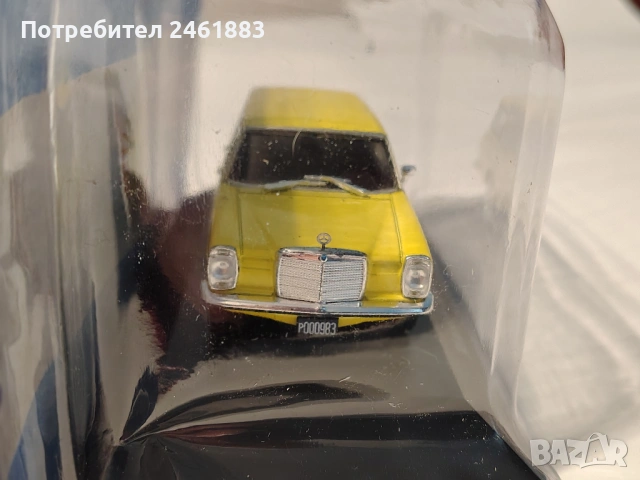 1/43 метална колекционерска количка Mercedes Benz 220D нова., снимка 2 - Колекции - 53154357