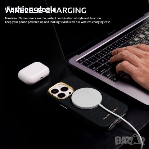 Нов Защитен кожен черен калъф кейс гръб за телефон iPhone 13 Pro 6.1 инча Айфон Защита, снимка 5 - Калъфи, кейсове - 38535149