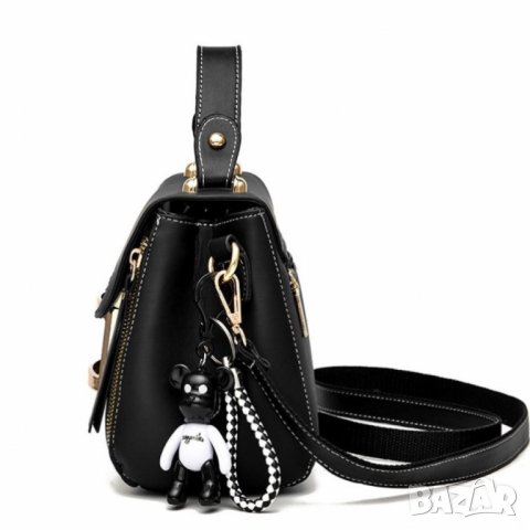 Малка дамска чанта Dorsey Black, снимка 3 - Чанти - 37950838