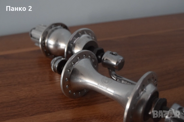 Ретро Шосейни Главини Campagnolo Mirage, 32 дупки, снимка 2 - Части за велосипеди - 52164508