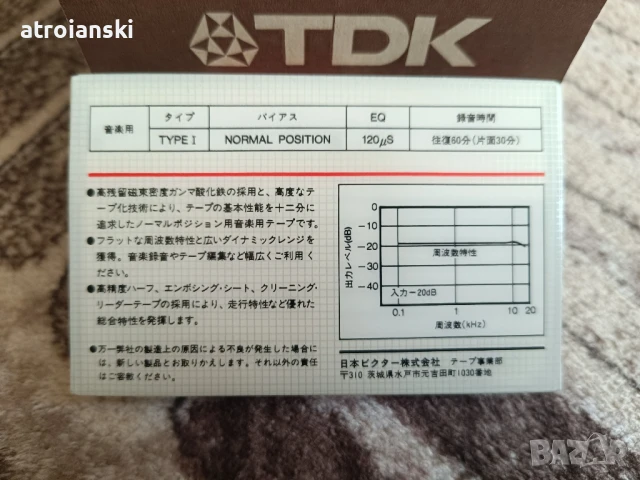 аудио касети японски пазар - TDK, JVC/ Victor, снимка 5 - Аудио касети - 50664492