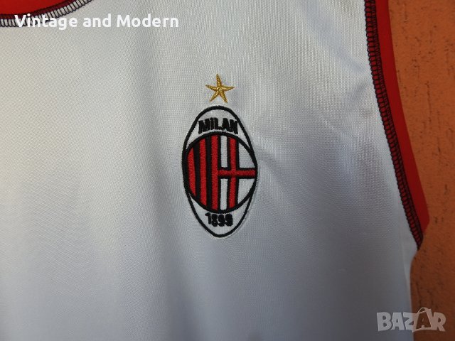 Ретро потник Адидас на Милан Adidas (M), снимка 3 - Футбол - 40531679