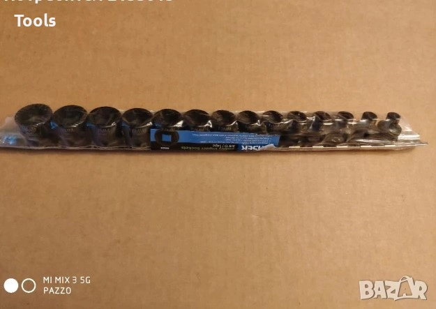 LASER TOOLS 14броя 3/8 impact stubby profile Шестостенни качествени вложки камъни, снимка 2 - Гедорета - 52883709