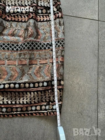 Vero Moda пола с пайети, снимка 8 - Поли - 47426917