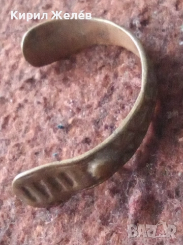 Стара медна гривна 53780, снимка 5 - Антикварни и старинни предмети - 53476883