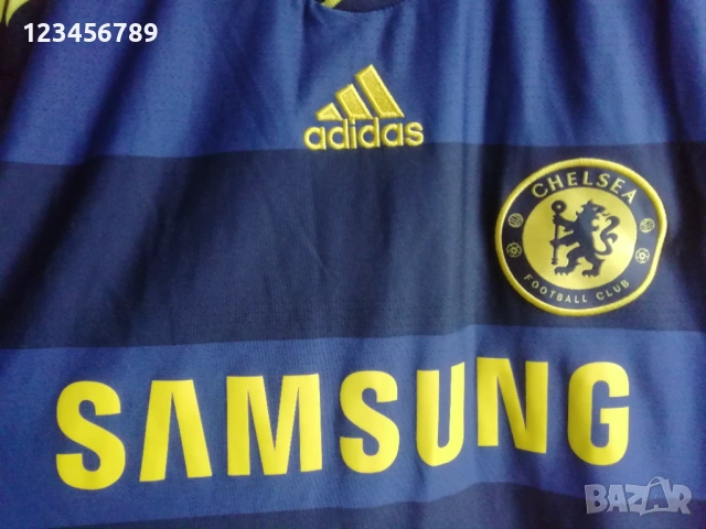 Chelsea Drogba Adidas оригинална тениска фланелка екип Челси Дрогба 2009/2010 , снимка 5 - Тениски - 53369335