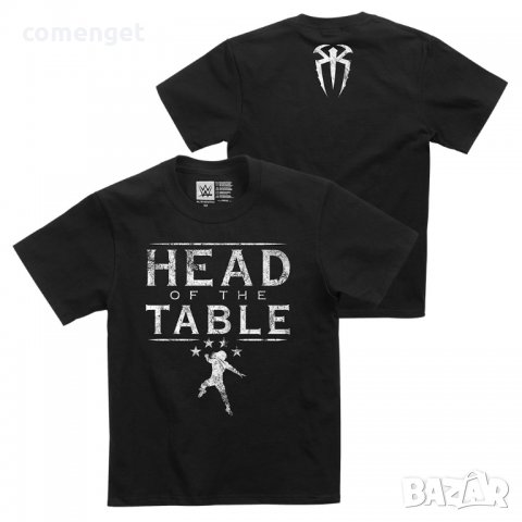 WWE 2021! Мъжки и Детски КЕЧ ТЕНИСКИ ROMAN REIGNS HEAD OF TABLE! ПОРЪЧАЙ С ТВОЯ ИДЕЯ!, снимка 3 - Тениски - 32686770