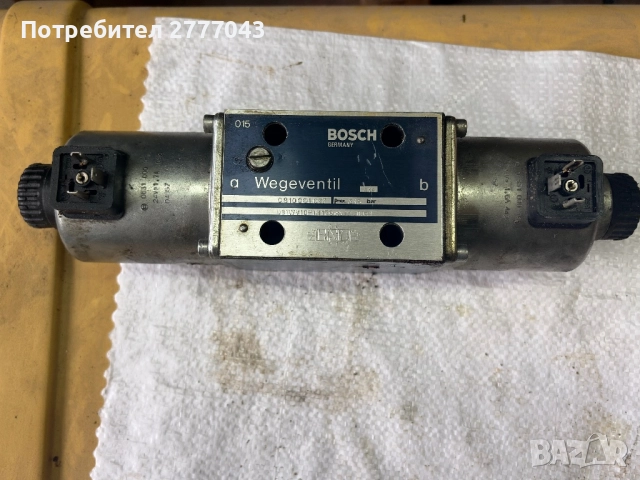 Хидравличен разпределителен клапан BOSCH Wegeventil 0810001077 – 315 bar