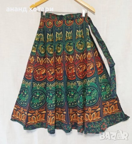 Индийска памучна пола - прегърни ме 1, снимка 4 - Поли - 36606321