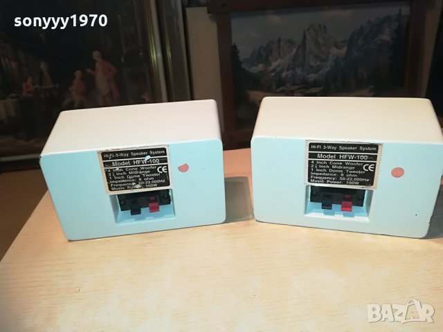 rto hfw-100 hifi-2x100w-19х12х12см-2бр тонколони, снимка 7 - Тонколони - 28324025