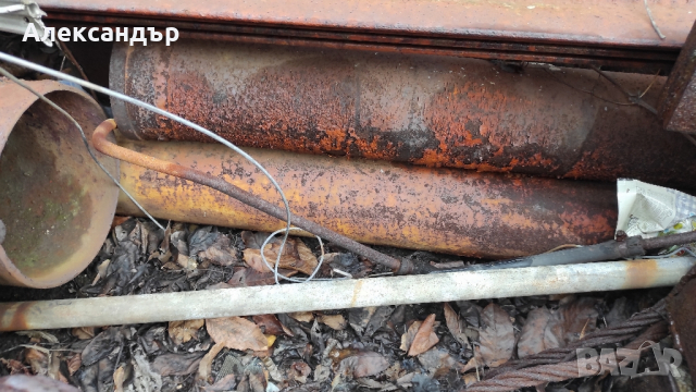 тръби ф125 за бетонпомпа 3бр около 7м и 2бе скоби, снимка 3 - Други машини и части - 44880156