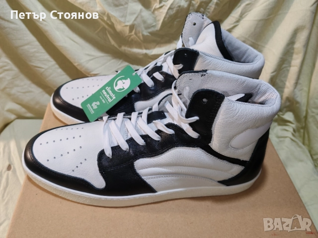 Високи мъжки кецове от естествена кожа GROUNDIES №45, снимка 3 - Кецове - 51657179