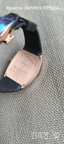 Мъжки механичен луксозен часовник Franck Muller Rose Gold , снимка 15 - Мъжки - 53137638