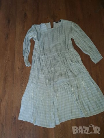 Рокля бледо синя, снимка 3 - Рокли - 40604472