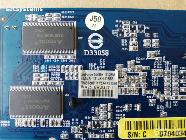  Видео карта NVidia GeForce Chaintech 6200A 128MB DDR 64bit AGP, снимка 7 - Видеокарти - 36545022