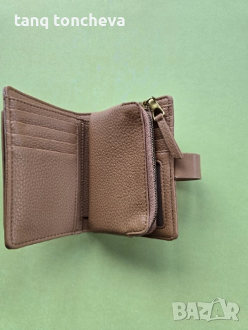 Портмоне в цвят капучино, снимка 4 - Портфейли, портмонета - 51468085