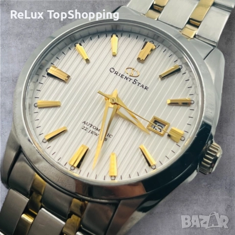 ORIENT STAR Standard-Date Collection Automatic White Dial Two Tone, снимка 5 - Мъжки - 51947450