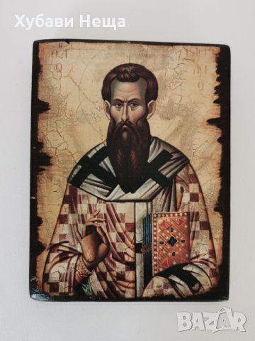 Икона Св.Василий, снимка 4 - Икони - 35594086