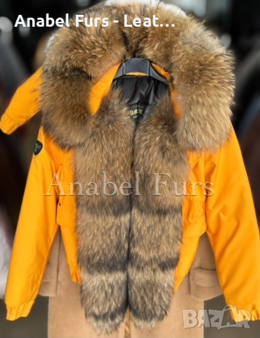 Дамски парки от естествен косъм, снимка 4 - Якета - 52314621