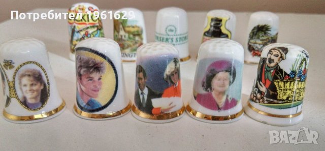 порцеланови напръстници 10 броя, снимка 9 - Колекции - 30900287