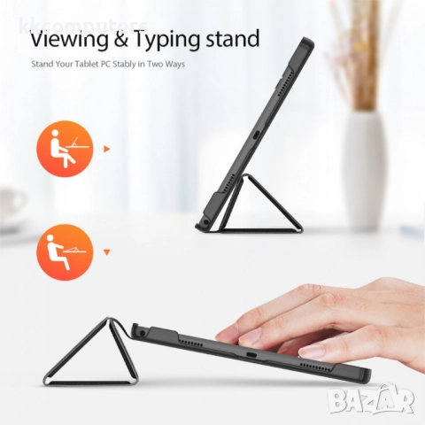 DUX DUCIS Кожен калъф със Стойка и Протектор за Lenovo Tab K11 Gen 2 / Lenovo Idea Tab- Auto Wake/Sl, снимка 4 - Калъфи, кейсове - 52222101