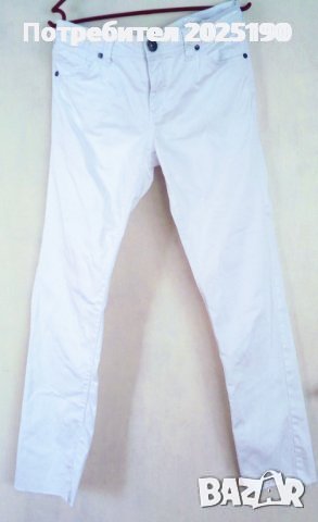 Дамски бял панталон Н&М 