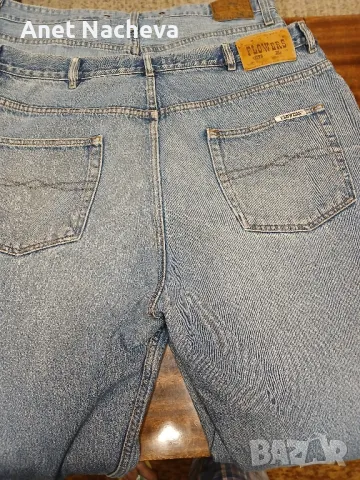 Дънки мъжки-2 чифта- AUTHENTICS и FLOWERS , снимка 8 - Дънки - 48817855