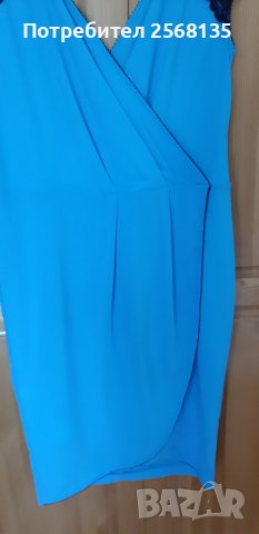 Шикозна Рокля на "E-Phos" Декорирана с Черна Дантела,Красив Гръб!НОВА! , снимка 3 - Рокли - 43270749